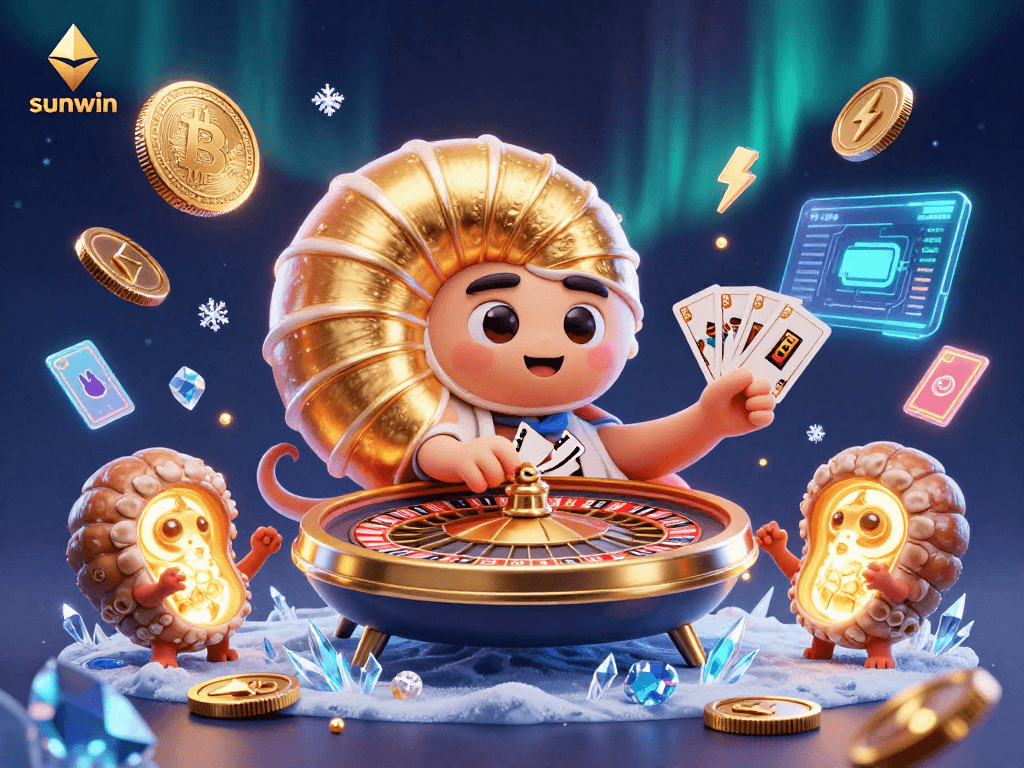 Experience sunwin's cryptocurrency casino excitement with ancient elements and modern digital coins.