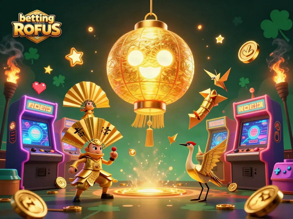 Experience betting uden om ROFUS with a vibrant 3D illustration showcasing spirited gaming action.