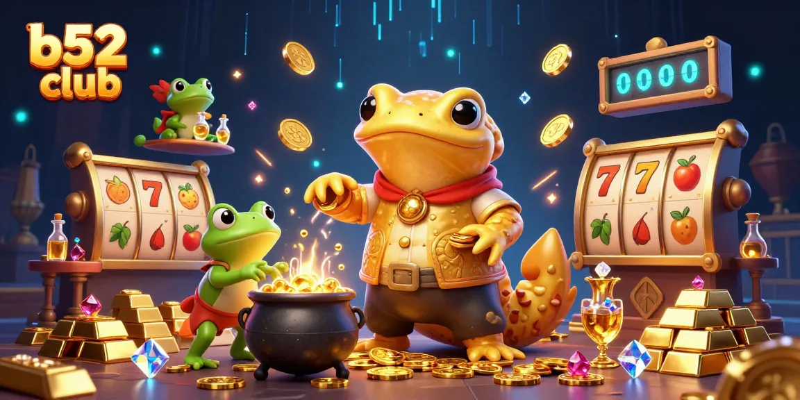 B52 Club introduces vibrant gaming action with golden alchemist and enchanting slot elements.