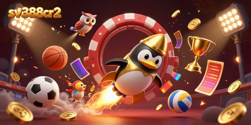 Experience thrilling gameplay with sv388cr2's vibrant casino action featuring sports betting elements and golden rewards.