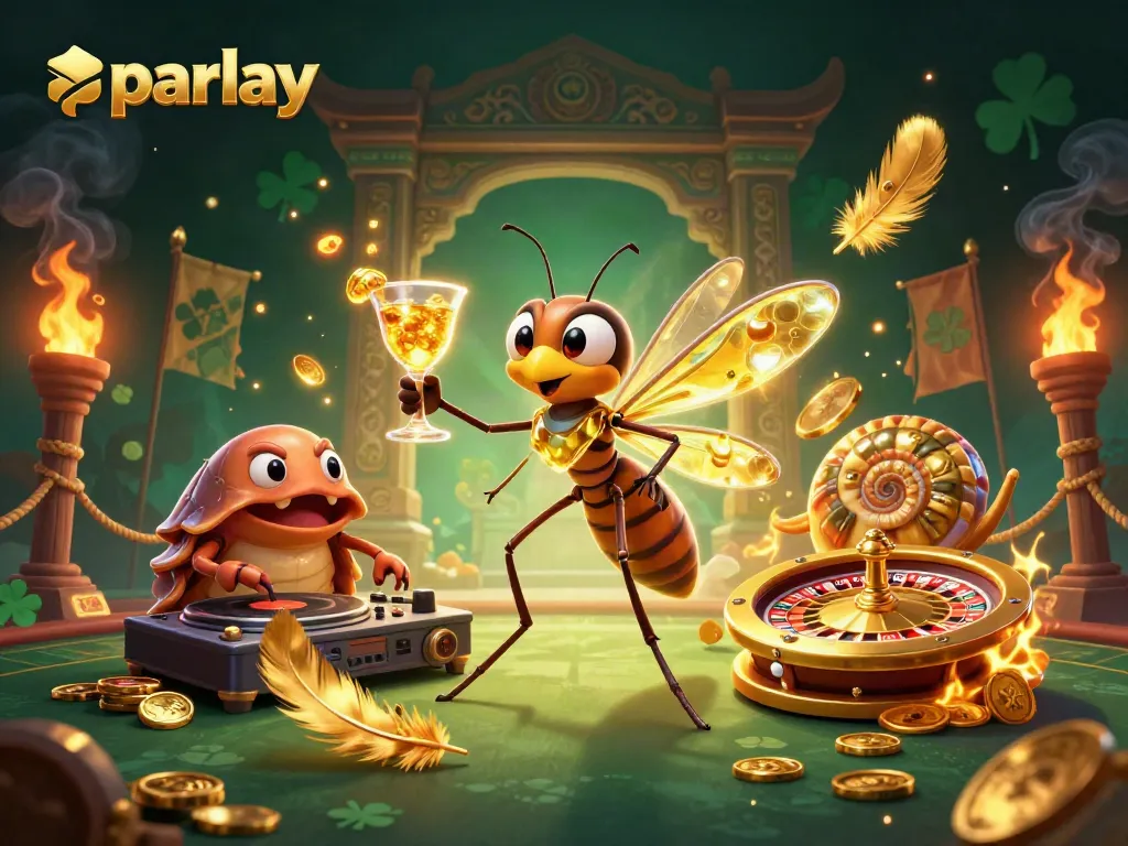 Engage in exciting parlay betting with dynamic casino elements and spectacular animations.