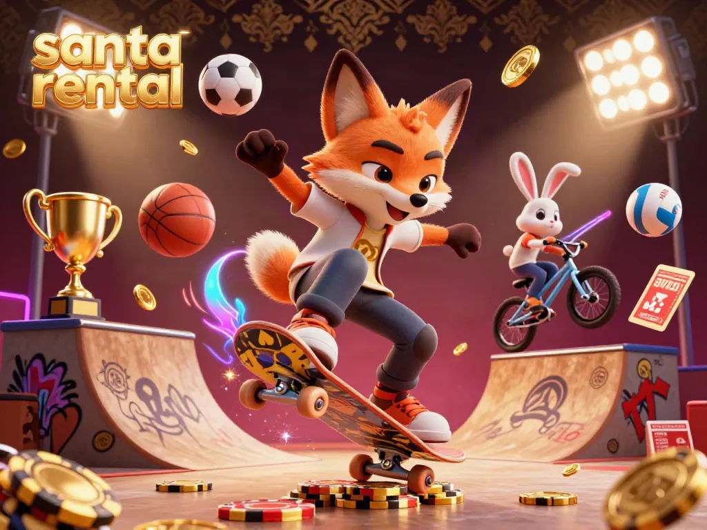 Experience the magic of santa rental with vibrant casino characters and dynamic gaming elements.