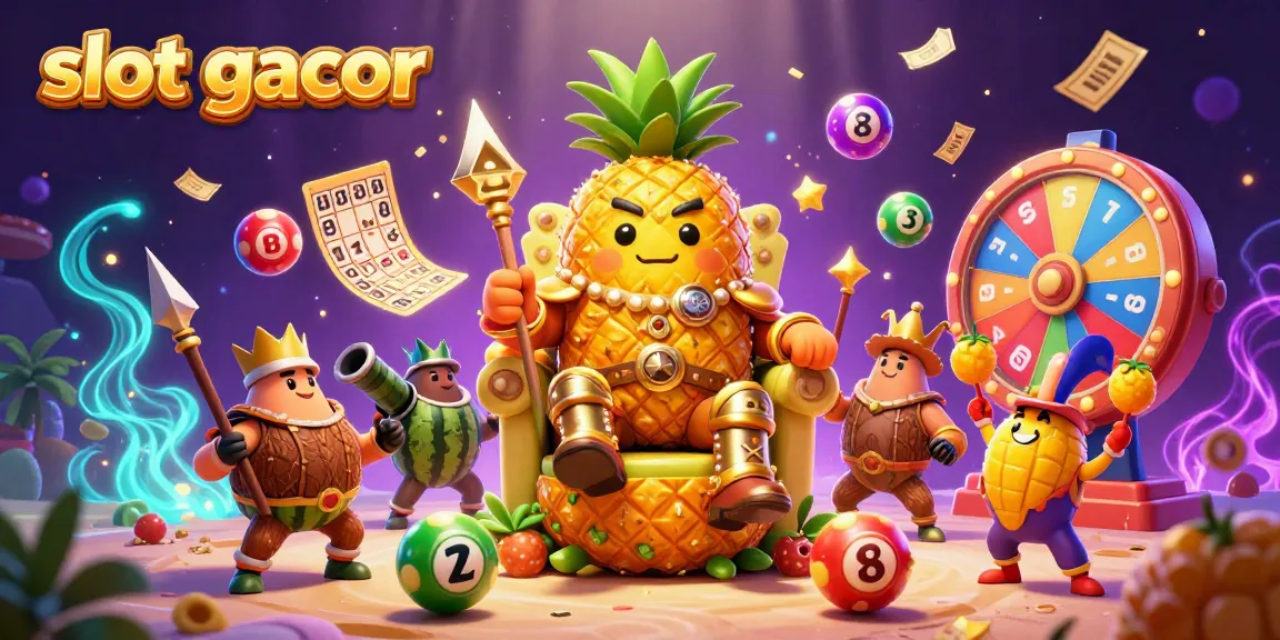 Engage with slot gacor action as the golden pineapple king rules the vibrant casino scene.