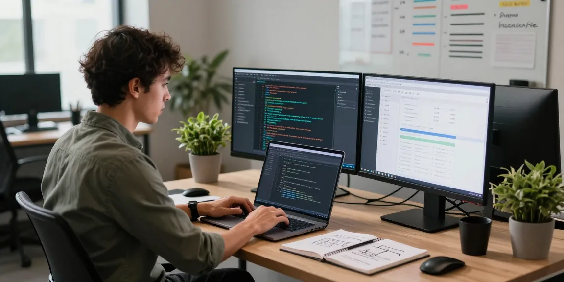 Custom CRM Development Services in a dynamic software engineering workspace showcasing collaborative development and innovation.