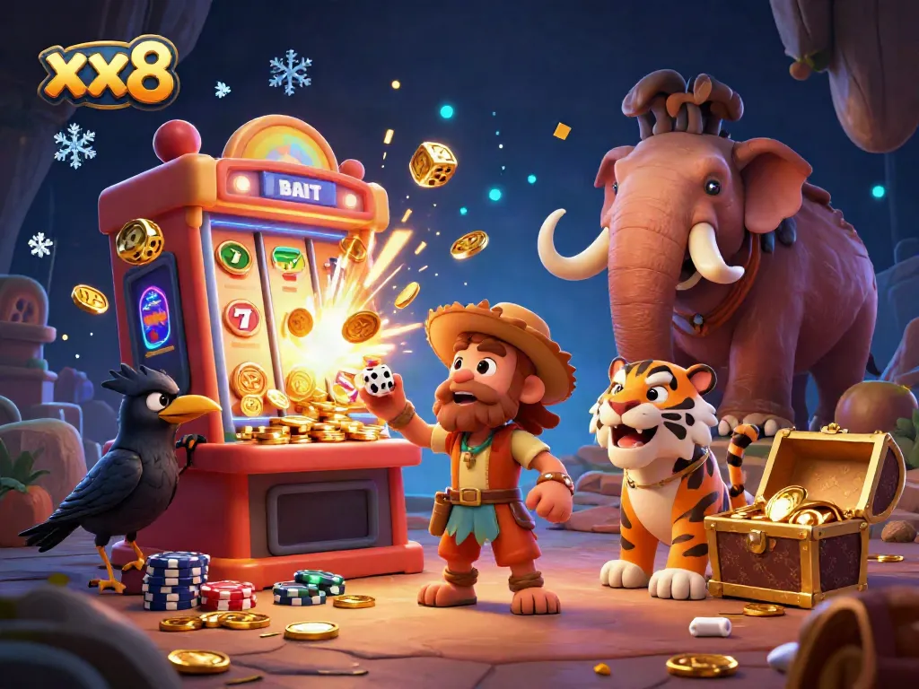 Engage with the vibrant xx8 prehistoric casino scene packed with jackpots, vibrant characters, and dynamic game elements.