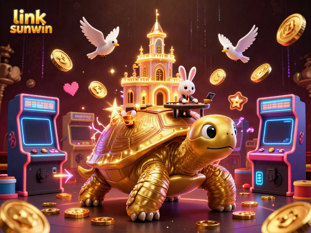 Play thrilling games at link sunwin with a vibrant 3D casino world featuring exciting characters.