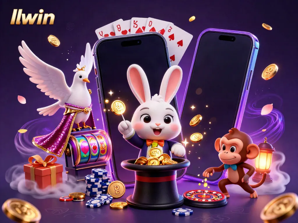 Experience thrilling casino fun with llwin through a magical scene of games and excitement.