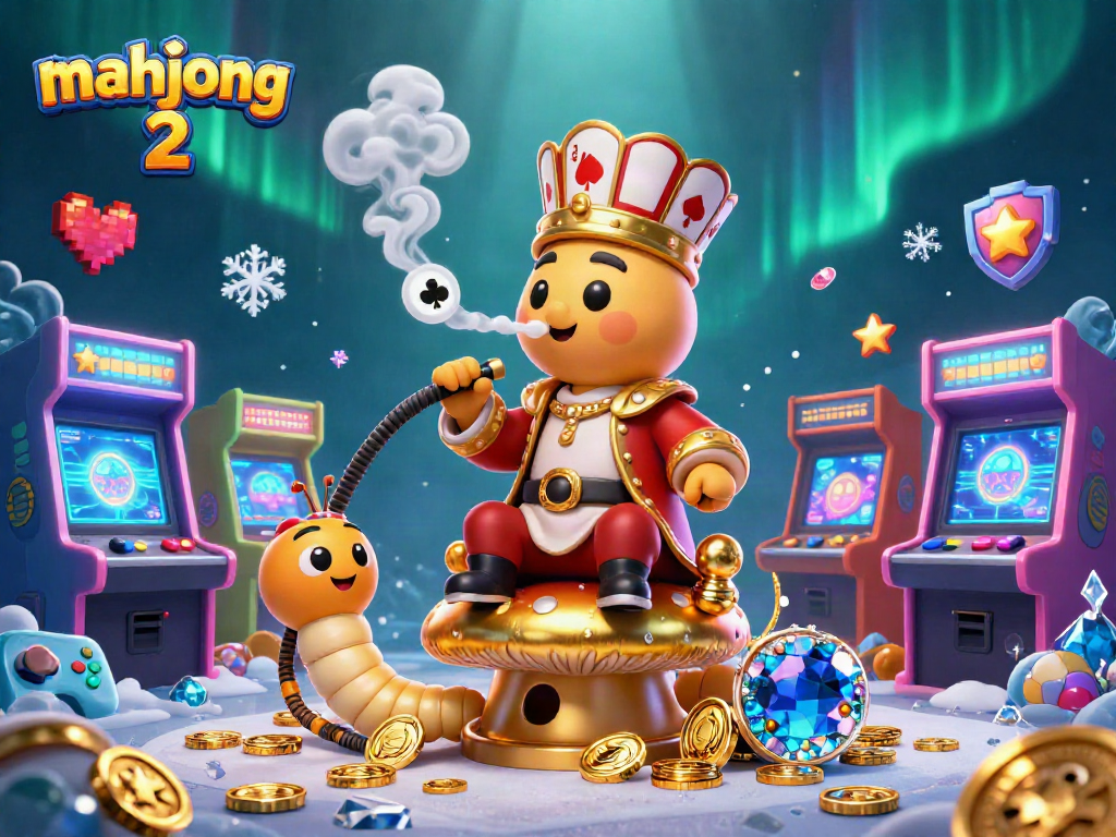 Engage with mahjong 2 to discover vibrant gameplay in a richly illustrated casino scene.