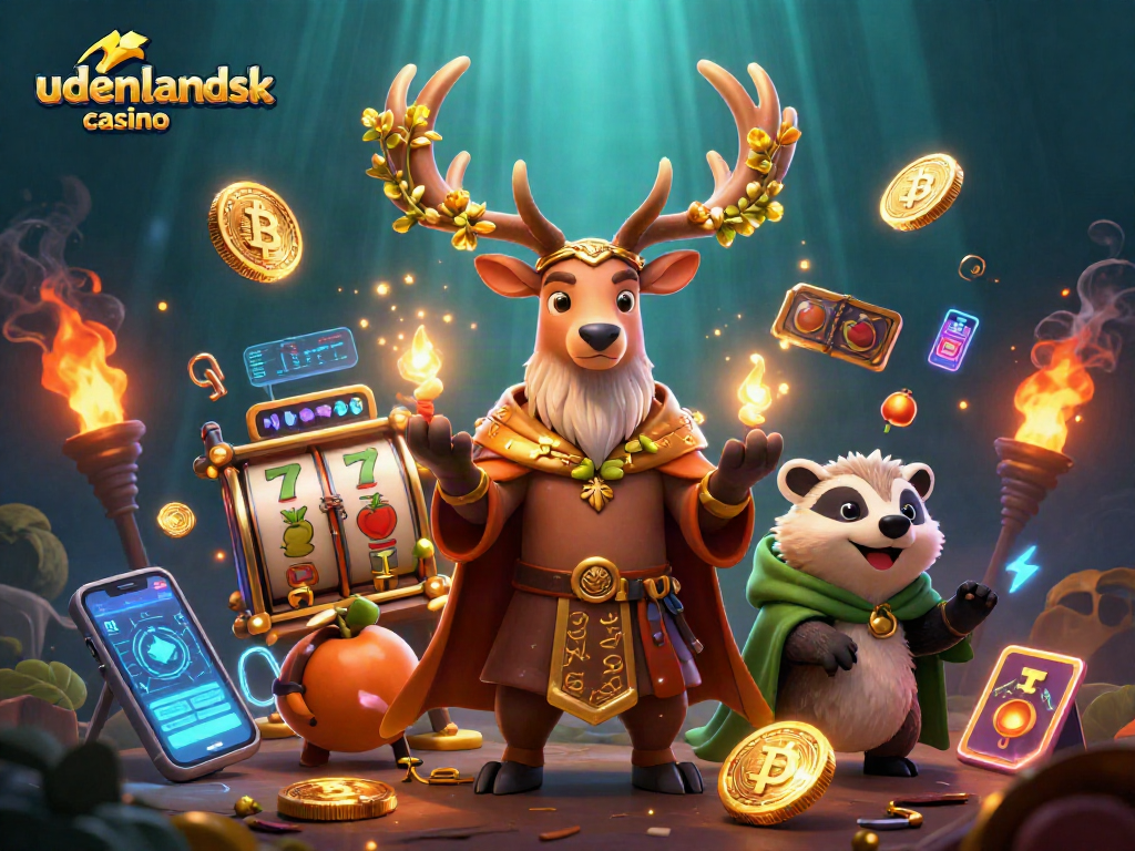 Experience excitement at the udenlandsk casino featuring dynamic slot elements and mystical characters.