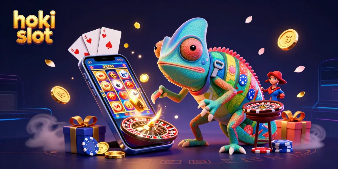 Engage in exciting gameplay at hoki slot featuring a vibrant casino scene with dynamic elements.