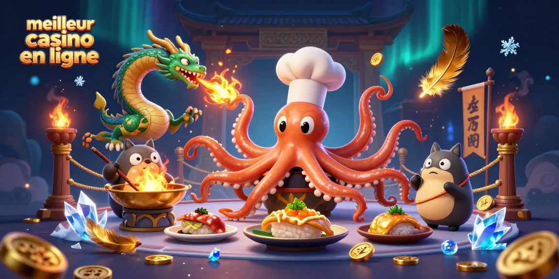 Prépare des plats dorés avec le meilleur casino en ligne, ce montage dynamique captive l'attention.