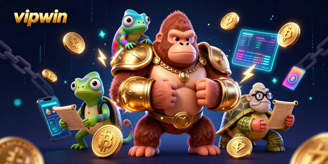 Experience excitement at vipwin with thrilling slot reels and vivid casino characters.