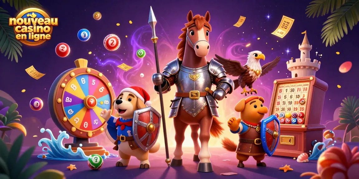 Visualisez un nouveau casino en ligne avec des personnages captivants et des éléments de jeu dynamiques.