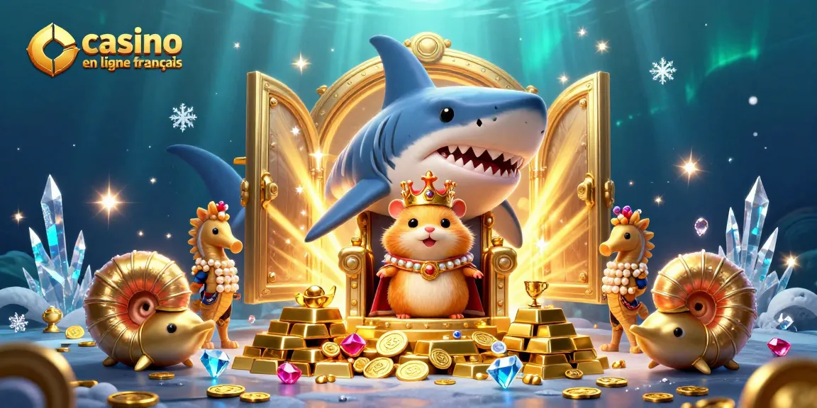 Explorez l'univers des jeux avec ce roi hamster en or dans un casino en ligne français.