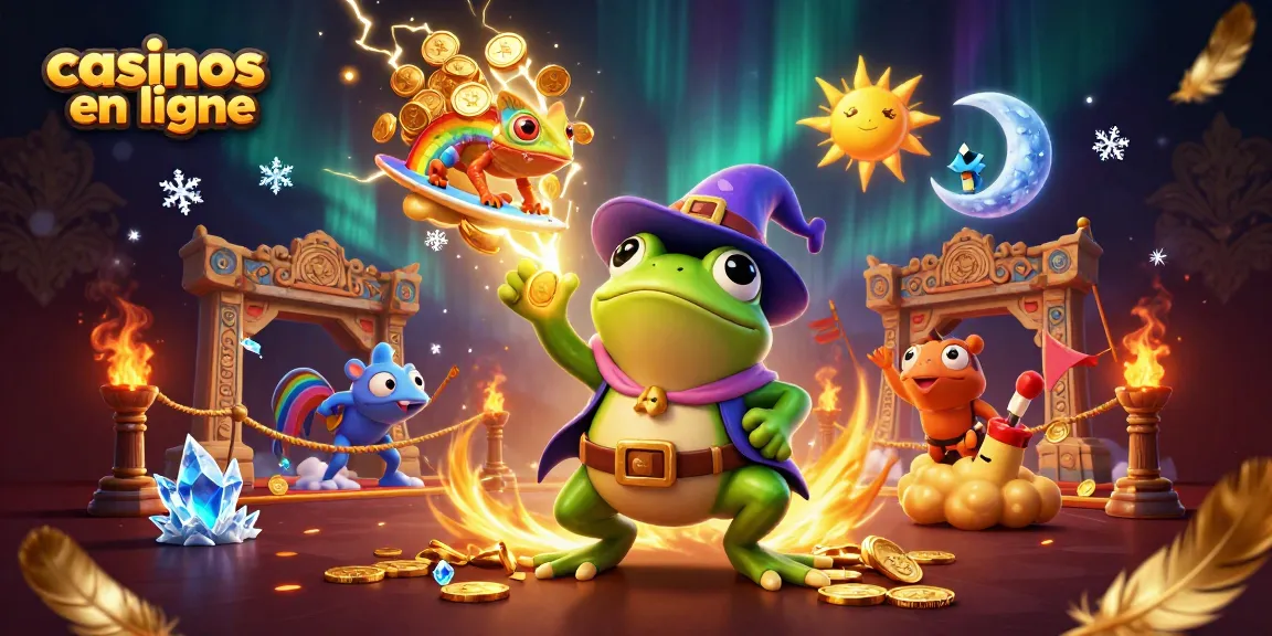 Le jeu dans les casinos en ligne prend vie avec des personnages attachants, des pièces d'or, et une ambiance festive.