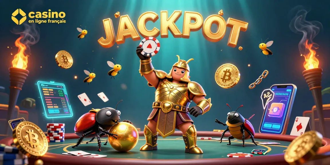 Visualisez le jackpot avec ce personnage de casino en ligne français dans un monde animé rempli de paris et de récompenses.