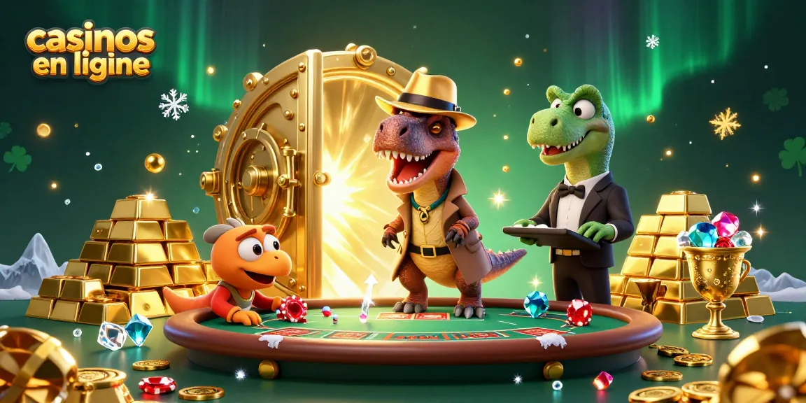 Des jokers aux casinos en ligne : un velociraptor jouant discrètement à la table de blackjack.