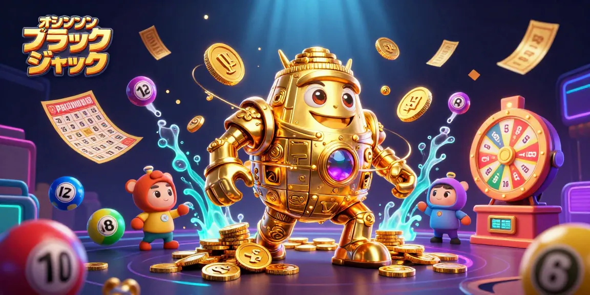 オンラインカジノ ブラックジャックで勝つための賭け方と魅力的なゲーム要素のイラスト