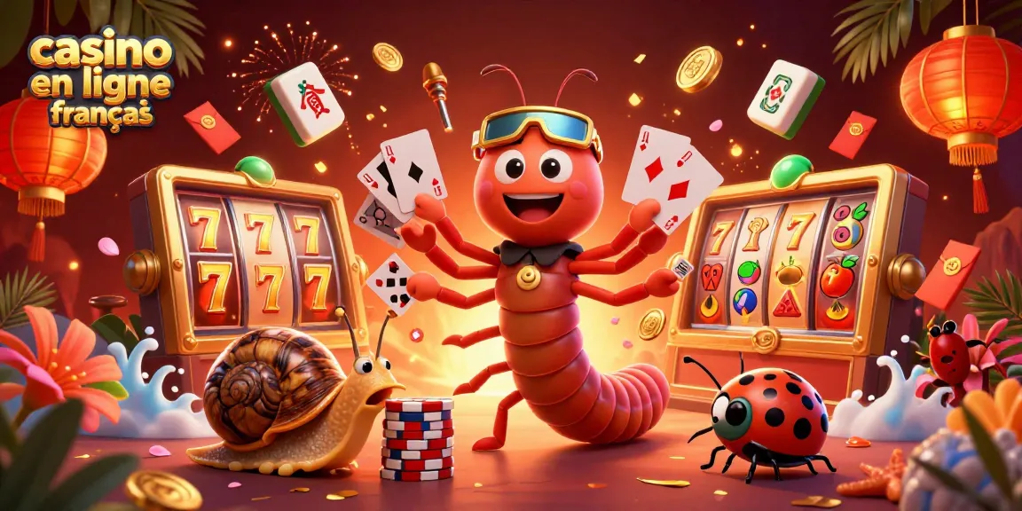 Joignez-vous à l'excitation des jeux sur casino en ligne français avec notre illustration dynamique.