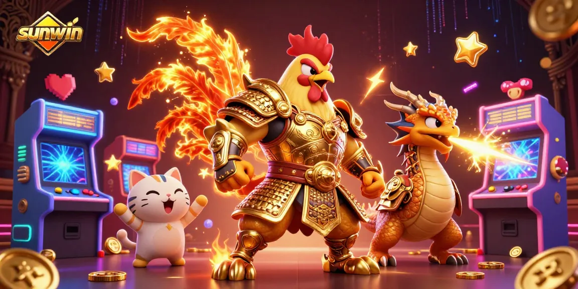 Experience thrilling gameplay at sunwin with dynamic characters and vibrant casino elements.