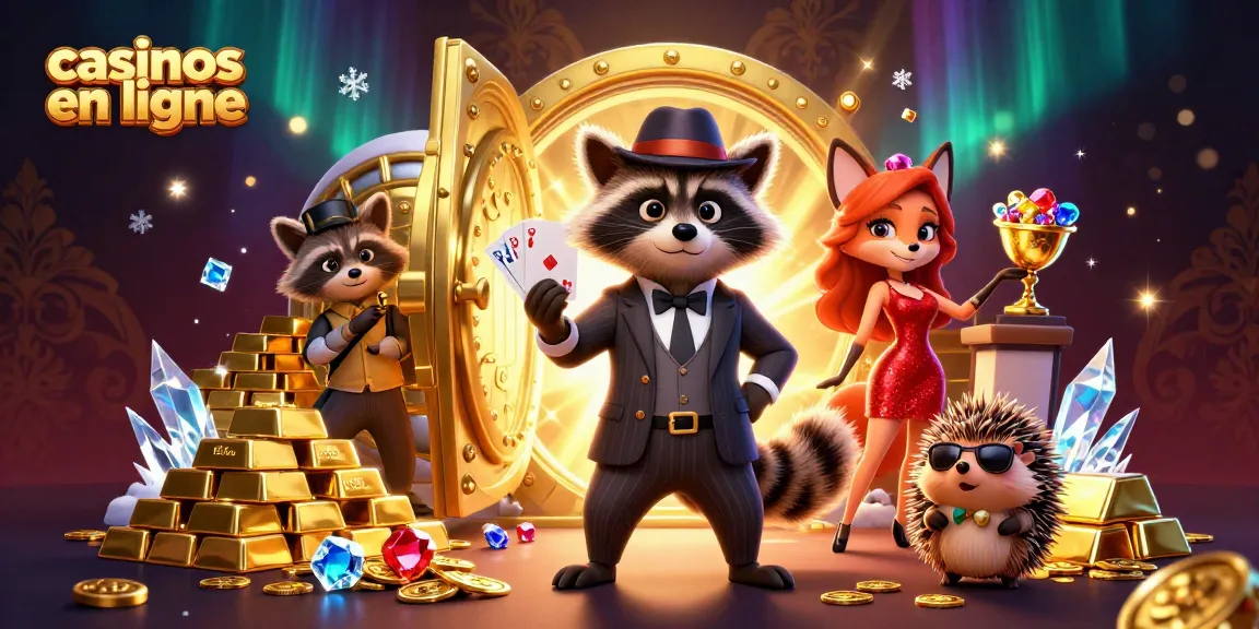 Jouez aux casinos en ligne avec des personnages charmants dans un monde de luxe et de trésors.