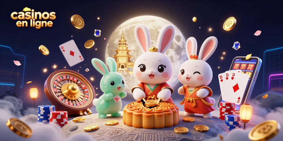 Jouez dans les casinos en ligne et gagnez des jetons avec le lapin lunaire.
