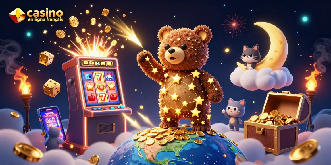 Vivez l'excitation du casino en ligne francais avec des personnages dynamiques et une machine à sous spectaculaire.